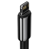 Baseus kabelis Tungsten USB - Lightning 2,0m 2,4A melns
