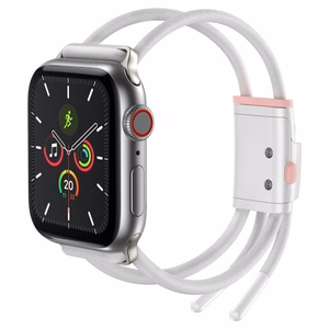 Siksniņa Baseus Lets go priekš Apple Watch Series 42 / 44mm balts/rozā