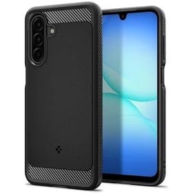 Spigen izturīgs bruņots viedtālruņa apvalks Samsung Galaxy A17 - matēti melns