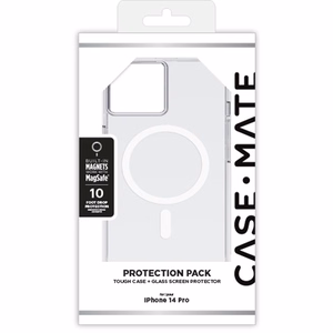 Case-Mate Tough Clear MagSafe vāciņš ierīcei iPhone 14 Pro, caurspīdīgs