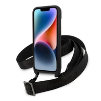 Karl Lagerfeld KLHCP14SSTKMK iPhone 14 6.1" melns/melns cietais apvalks Monogramma Ikonik Plāksteris