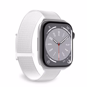 Puro Sport neilona siksniņa Apple Watch 42 / 44 / 45 / 49 mm – baltā krāsā