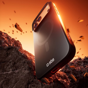 SBS Full Active Magnētiskais viedtālruņa apvalks ar D3O tehnoloģiju iPhone 17 Pro - melns
