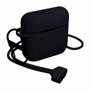 3mk Silicone силиконовый чехол Apple AirPods 3-го поколения - черный