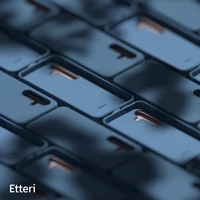 Etteri Silikona maciņš for Samsung Galaxy A36 5G tumši zils