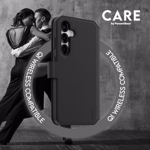 CARE by PanzerGlass Funkcionālais Tango 2in1 maku viedtālruņa apvalks Samsung Galaxy S25+ - Melns