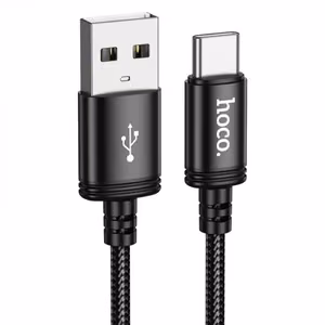 Cable USB A to USB C Hoco 3A 3m X91 black