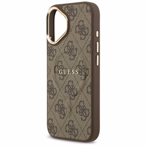 GUESS apvalks IPHONE 17 saderīgs ar MagSafe GUHMP17SP4MSEGCW (PU 4G ar klasisko) brūns