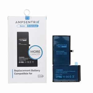 AmpSentrix Basic baterija iPhone XS Max (liela ietilpība 3700 mAh)