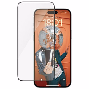 PanzerGlass Aizsargstikls ar ārkārtīgi plašu atbilstību un ar pozicionieri priekš iPhone 15 Plus