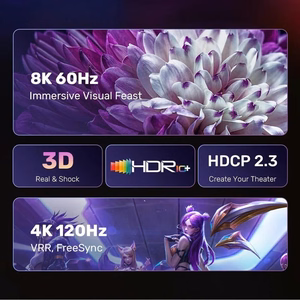 UNITEK KABELIS DISPLAYPORT 1.4 UZ HDMI 2.1, 8K, 1.8M