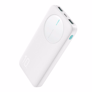 Portatīvais lādētājs Joyroom JR-PBF12 10000mAh 2,4A 2x USB-A 1x USB-C (balts)