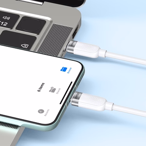 BWOO 65W kabelis USB-C - USB-C 1m balts