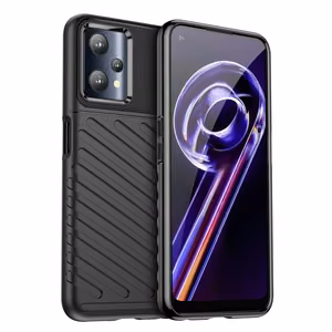 Viedtālruņa apvalks (m) Thunder Case skirtas Realme 9 Pro elastīgs bruņots (m) - melns (m)