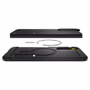 Чехол Spigen Tough Armor MagSafe для Samsung Galaxy S25 Edge - чёрный