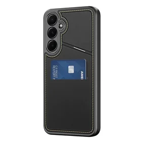 DUX DUCIS viedtālruņa apvalks RAFI II MAG ar statīvu saderīgs ar MagSafe SAMSUNG A35 melns