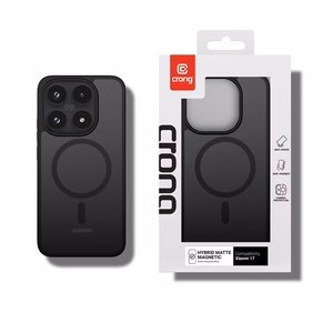 Crong Hybrid Matte Magnetic MagSafe vāciņš ierīcei Xiaomi 17, rozā