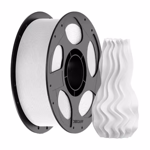 PLA Anycubic 1 KG filaments (balts)