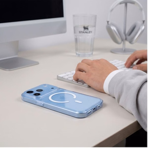 Tech-Protect MagPeak MagSafe CC maciņš, paredzēts iPhone 18 Pro / 17 Pro, caurspīdīgs