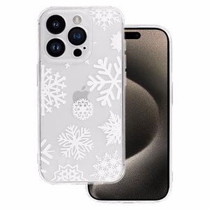 TEL PROTECT Ziemassvētku caurspīdīgs viedtālruņa apvalks Iphone 15 Pro Dizains 4