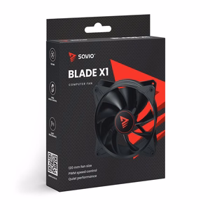 SAVIO VENTILATORS 120MM 4-PIN PWM BLADE