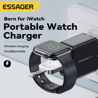 Bezvadu Lādētājs Essager "Bay Portable L" Balts (Apple Watch)