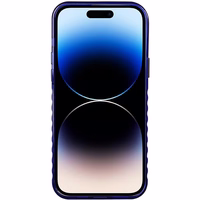 Audi IML Magnētiskais apvalks viedtālrunim iPhone 14 Pro Max ar lielu logotipu - zils