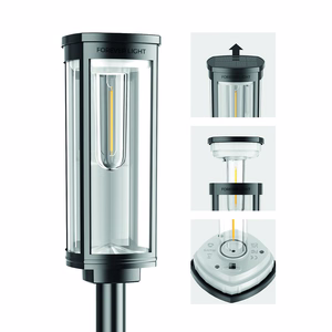 Forever Light Solar LED Lampa SUNARI FLS-97 CLASSIC Post 3000K 500mAh li-ion