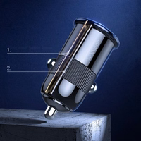 Auto lādētājs Joyroom "C-A06" Balts (2x USB / 3.1A)