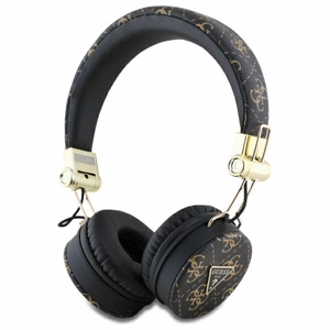 Накладные наушники Guess Bluetooth ENC GUBH70E4PTMK чёрные 4G Triangle Round Shape