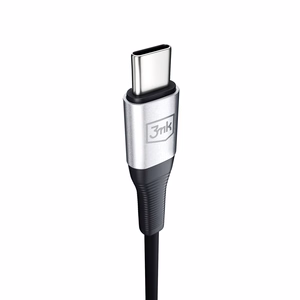 Audio kabelis 3mk USB-C uz 3,5 mm 1,0 m melns
