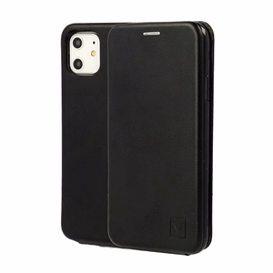 Flexi Vennus Elegance viedtālruņa apvalks Samsung Galaxy S22 Ultra melns