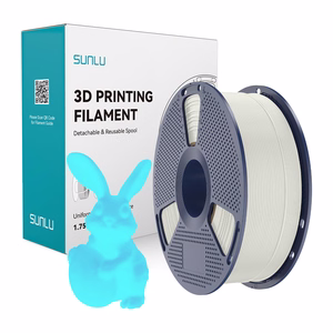 Sunlu PLA tumsā spīdošs filaments (balts un zils)
