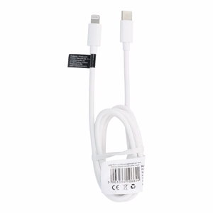 Kabelis C tipa uz Lightning PD 3A 20W C291 1 m balts