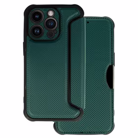 Razor Carbon viedtālruņa apvalks iPhone 14 Pro tumši zaļš