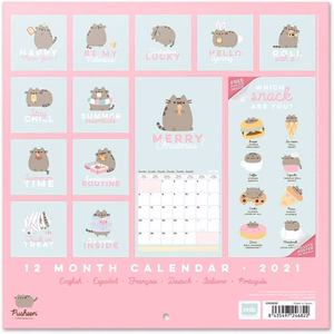 Pusheen Foodie 2021 Collection dienas plānošanas kalendārs