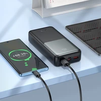 Ārējā baterija Power Bank Hoco J136A 22.5W+PD20W 20000mAh melna