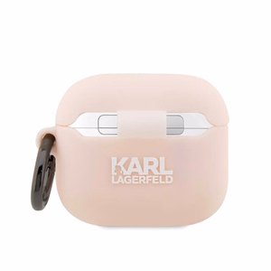 Karl Lagerfeld KLA3RUNIKP AirPods 3 чехол розовый/розовый Silicone Karl Head 3D