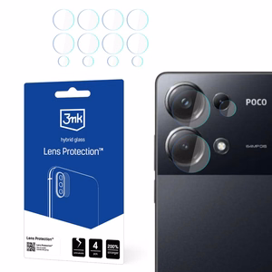 3mk Lens Protection – kameras objektīva aizsargs modelim Poco M6 Pro 4G