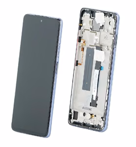 LCD screen Xiaomi Mi 10T Lite 5G ar touch screen ar frame Pearl Pelēks/Tarnish original (service pack)