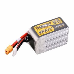 Lipo Tattu R-Line Version 5.0 1800mAh 22.2V 150C 6S akumulators ar XT60 savienotāju