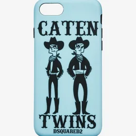 DSQUARED2 Maciņš CATEN TWINS IPHONE 6 / 6S / 7/8 zils