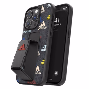 Adidas SP Viedtālruņa apvalks Grip iPhone 14 Pro melns/melns/krāsains 50251