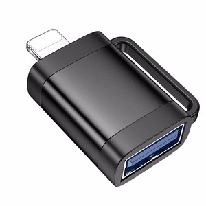 OTG adapteris Lightning uz USB A Hoco UA31A melns
