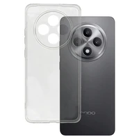 Īpaši plāns 1mm viedtālruņa apvalks Oppo Reno 12F 5G caurspīdīgs