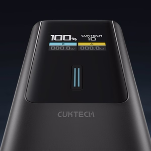 Внешний аккумулятор Cuktech CKPB100PGLBL 150W 10000mAh USB-C USB-A - чёрный