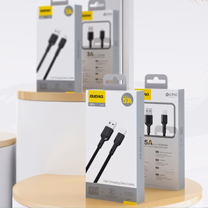Dudao L9T 5A USB-A - USB-C kabelis 1m - melns
