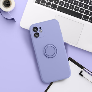 Silikona gredzenveida apvalks viedtālrunim IPHONE 7 / 8 / SE 2020 / SE 2022 - violets