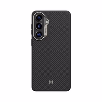 Benks Magnetic Armor Pro Armor Grid Kevlar Maciņš Metal Frame 600D (H048) for Samsung Galaxy S26 melns