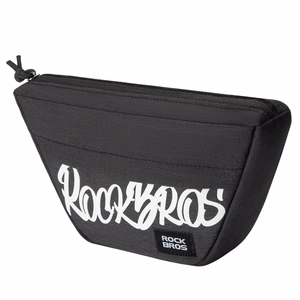 Rockbros G011 Flash Journey trapecveida velosipēda stūres soma 0.7 l - melna